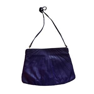 Foley's | Vintage Purple Leather shoulder bag